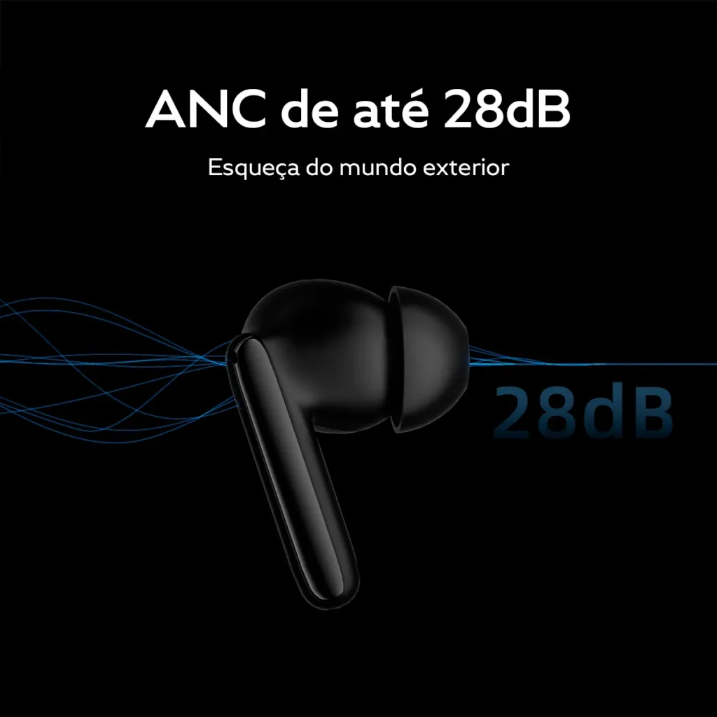 Fone de ouvideo Qcy T13 Anc 2 melhor custo beneficio