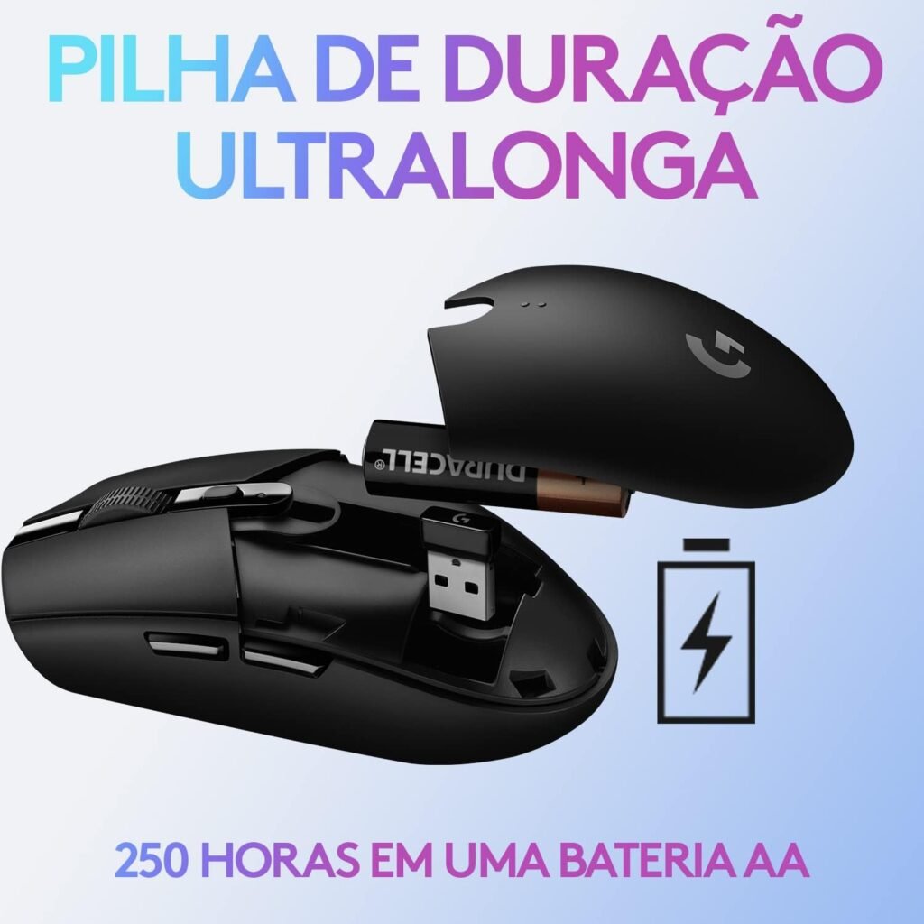Mouse sem fio Logitech G305 custo-benefício