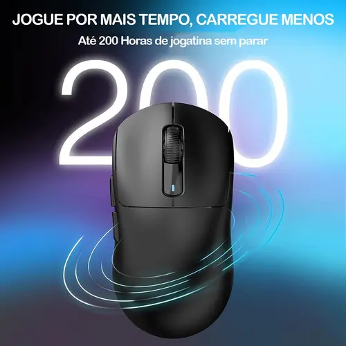 Mouse Gamer Attack Shark X3 Paw3395  melhor custo beneficio
