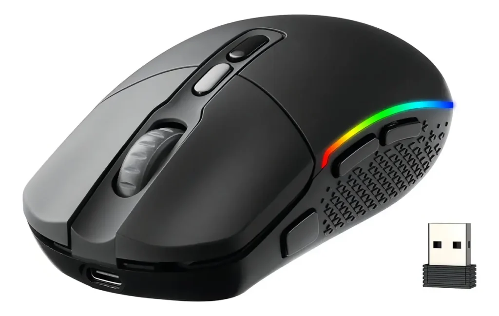 Mouse Redragon Invader Pro M719rgb sem fio melhor custo beneficio