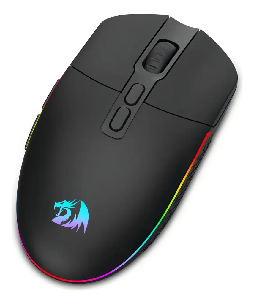 Mouse Redragon Invader Pro M719rgb sem fio melhor custo beneficio